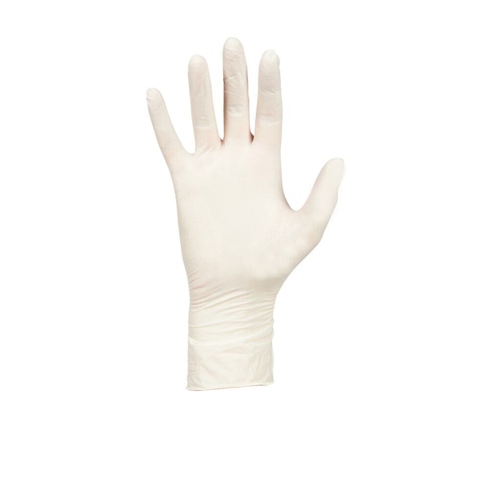 Latex Examination Gloves - Color: White