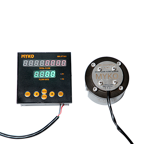 Digital oil flow meter