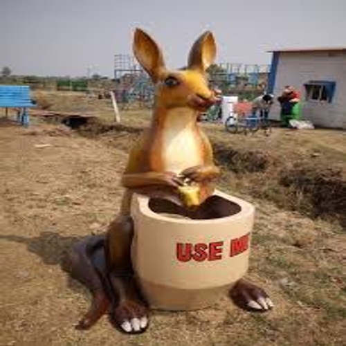 Kangaroo Statue - Application: Garden
