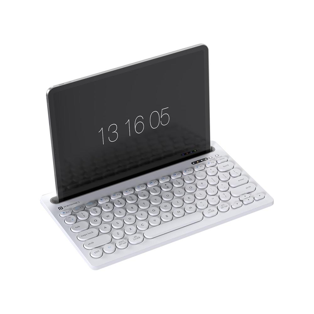 Portronics Bubble Dock Wireless Keyboard with Tablet Holder, Multi-Device