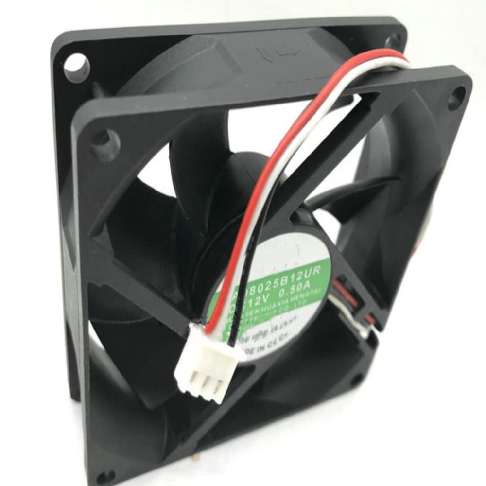 M DA08025B12UR 12V DC 0.50A 8025mm Ball Bearing Industrial Axial Cooling Fan