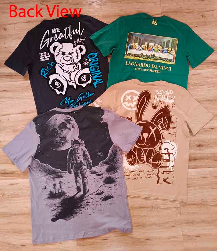 M11613 | Character Printed Mens T-Shirts Assorted