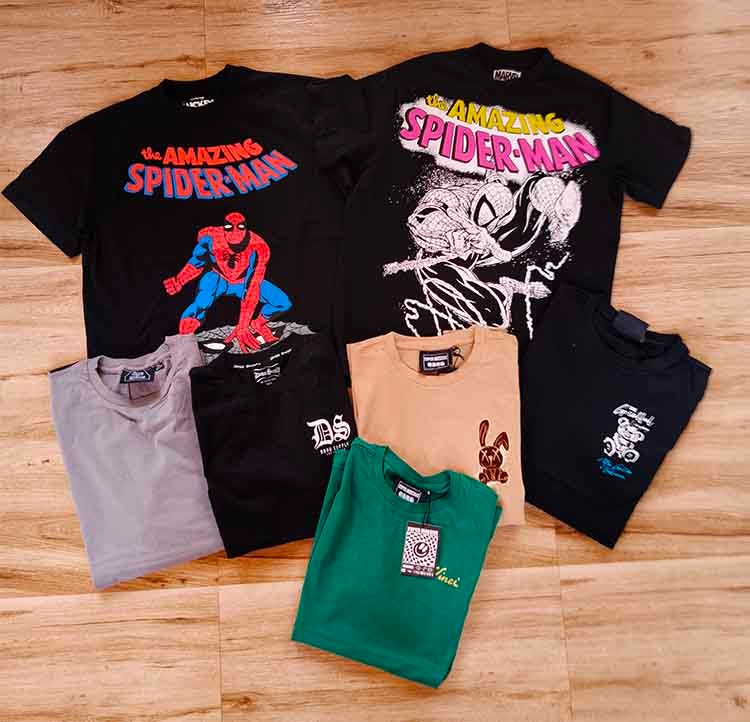 M11613 | Character Printed Mens T-Shirts Assorted