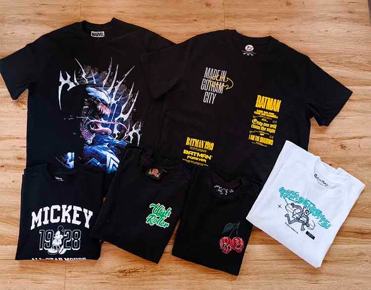 M11613 | Character Printed Mens T-Shirts Assorted