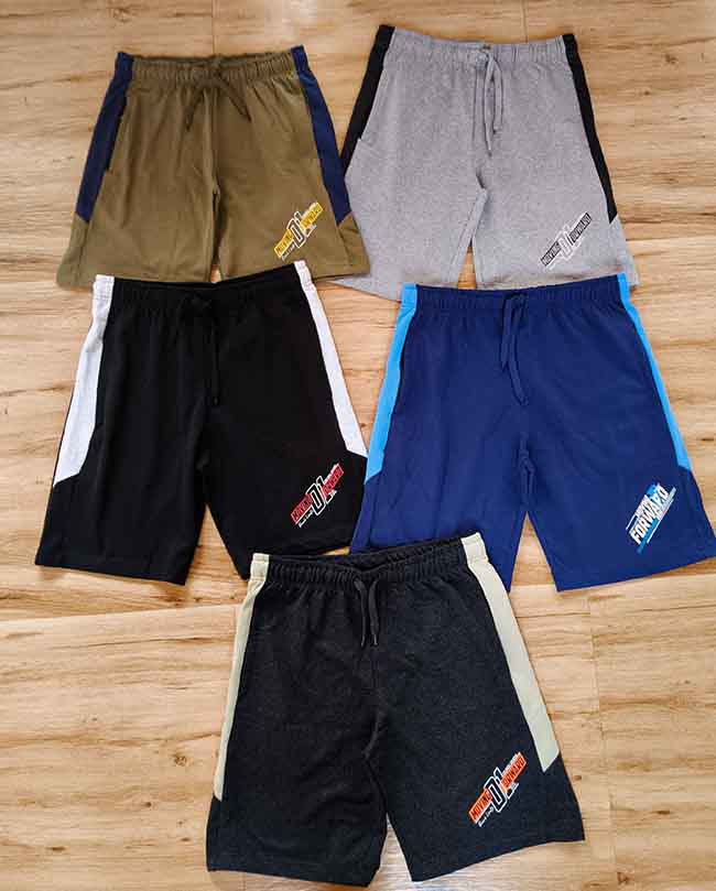 M11612 | Mens French Terry Shorts With Side Cut Panel