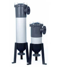 Upvc Bag Filter Housings - Vertical Grey Upvc, Sizes No. 1 & 2, 1-200 Microns | Corrosion Resistant, Epdm/viton Seals, Manual Bag Replacement