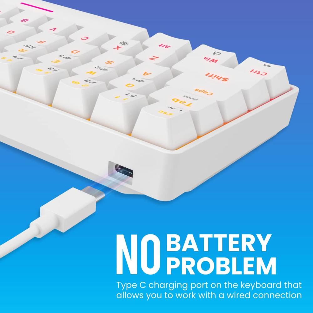 Portronics Hydra 10 Mechanical Wireless Gaming Keyboard with Bluetooth