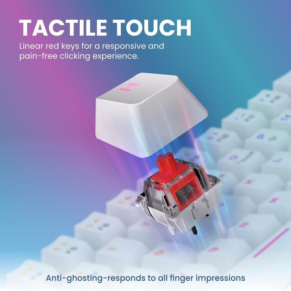 Portronics Hydra 10 Mechanical Wireless Gaming Keyboard with Bluetooth