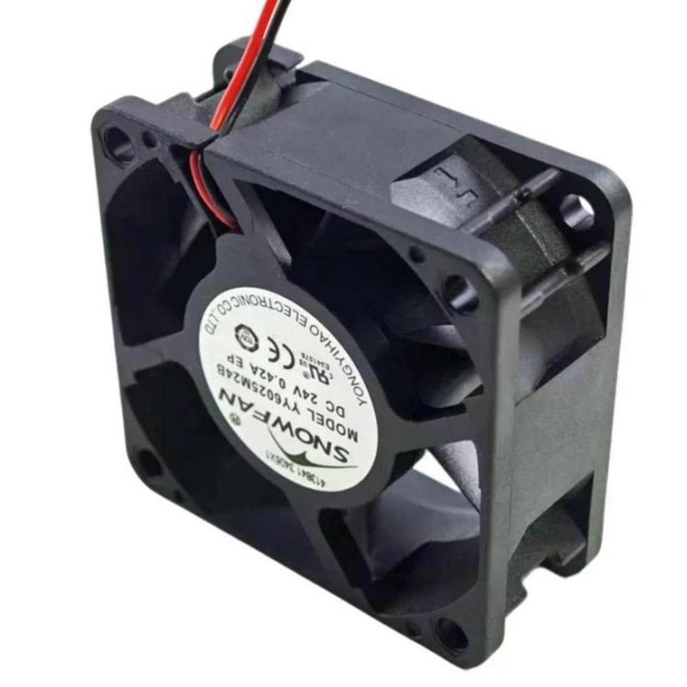 SNOWFAN YY6025M24B 24V DC 0.42A 6025mm Ball Bearing Industrial Axial Cooling Fan