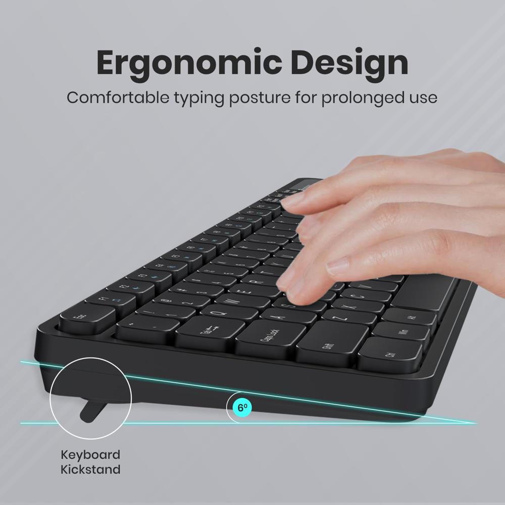 Portronics Key8 Combo Wireless Keyboard and Mouse Set with 2.4 GHz