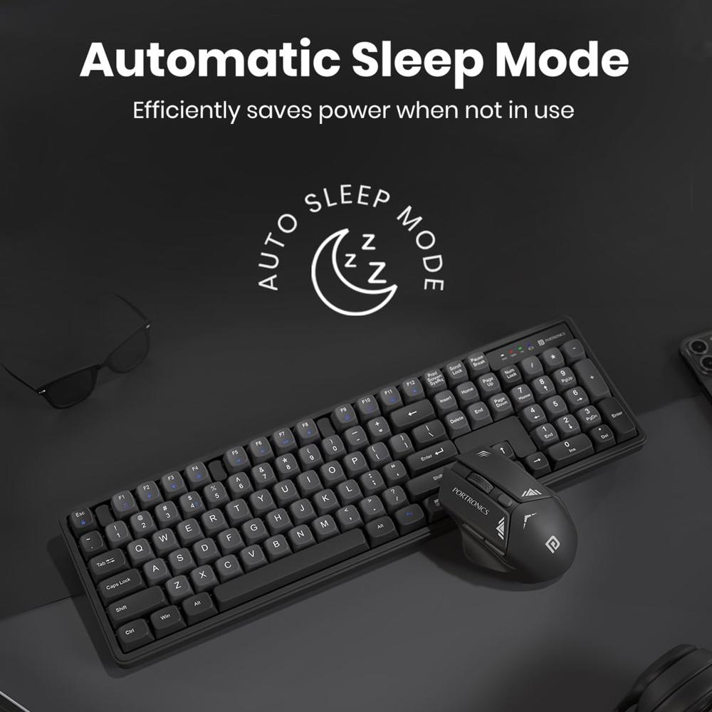 Portronics Key9 Combo Wireless Keyboard and Mouse