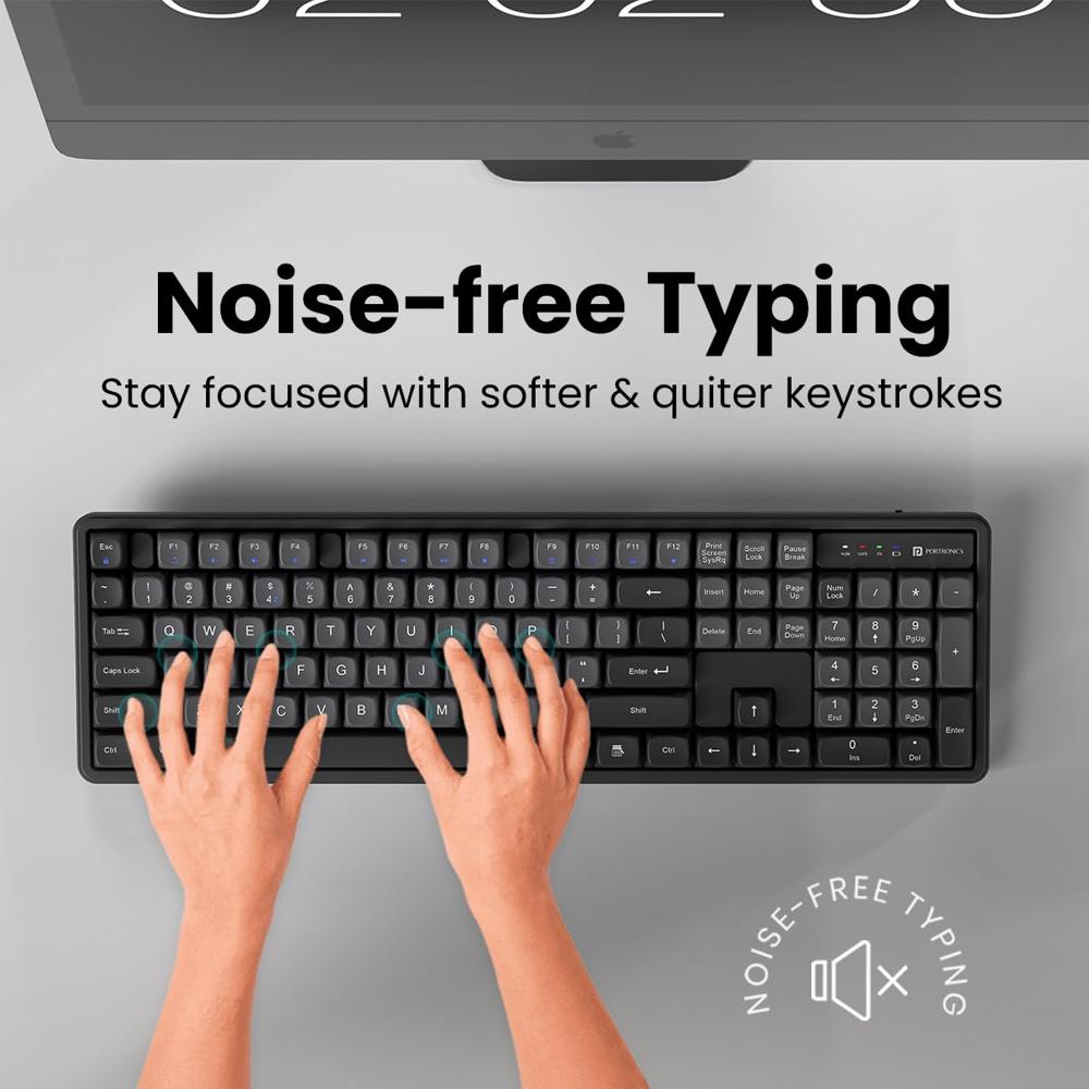 Portronics Key9 Combo Wireless Keyboard and Mouse