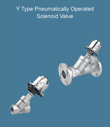 Y Type Pneumatically Operated Solenoid Valve