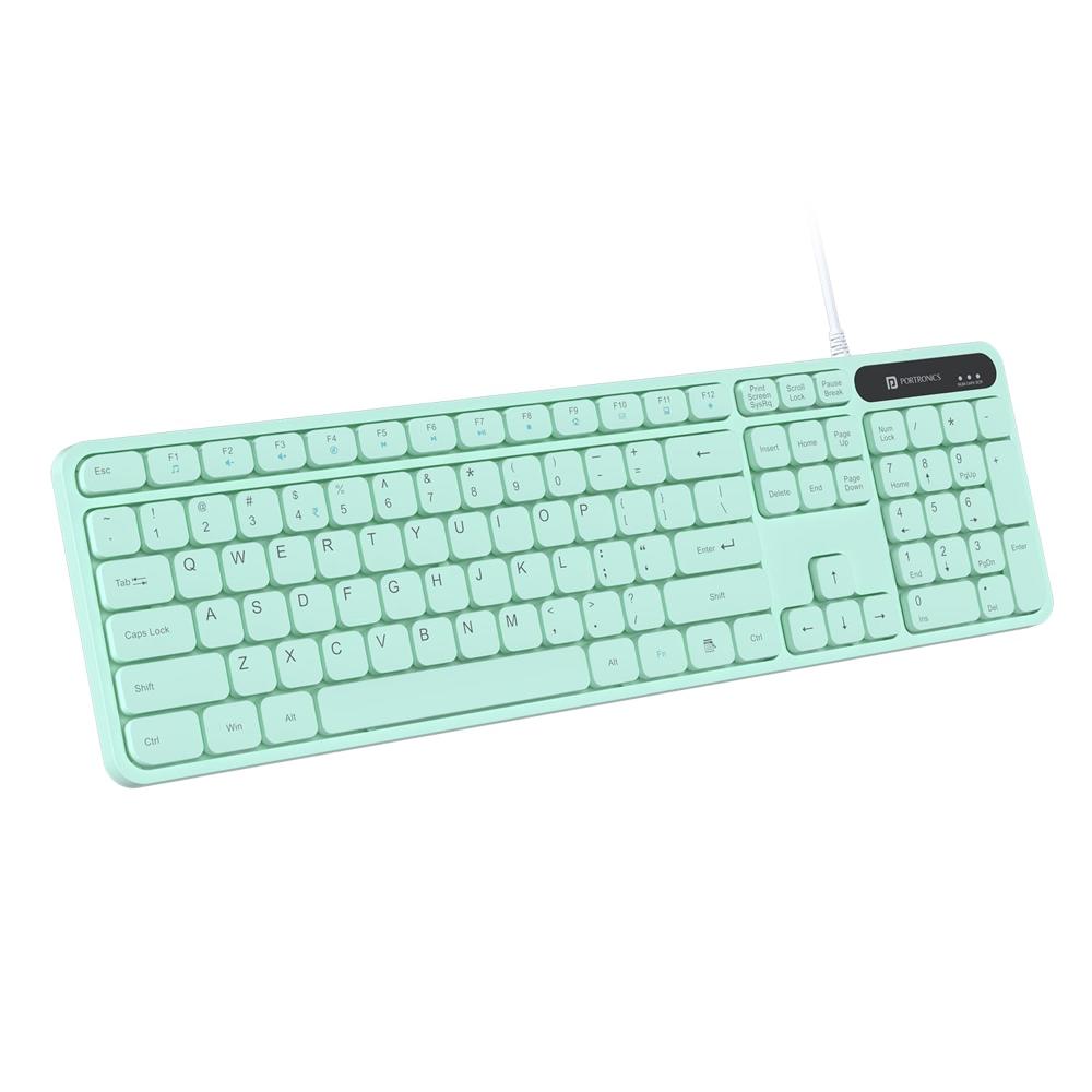 Portronics Ki-Pad 3 USB Wired Keyboard with Large Keycaps