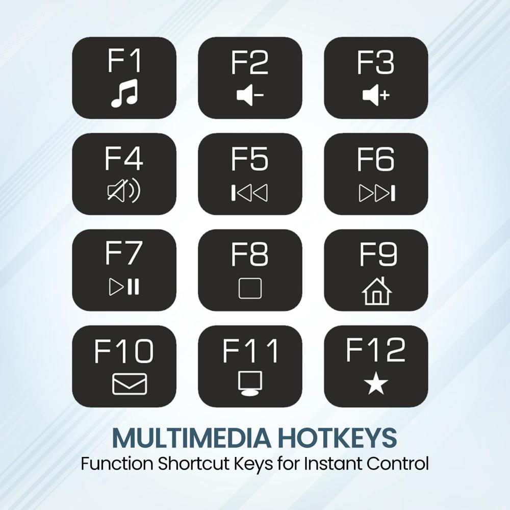 Portronics Ki-Pad 4 USB Wired Keyboard with Fn Multimedia