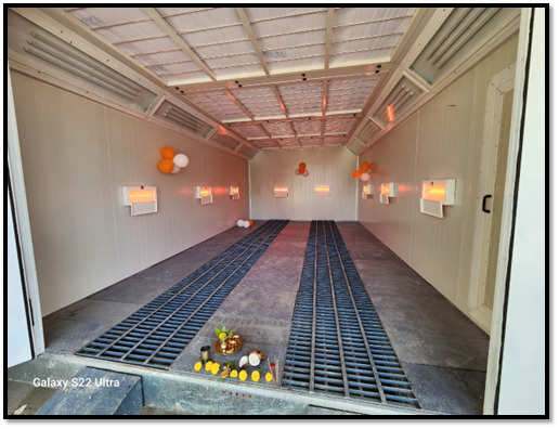Infrared Paint Booth