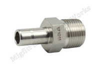 Male Adapter - Color: White