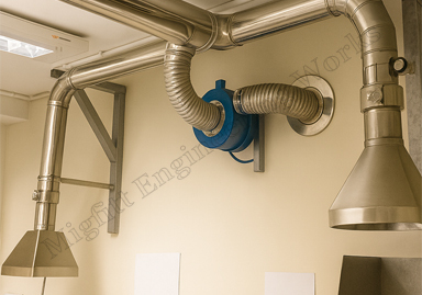 Stainless Steel (SS) Fume Hood For ICP Instrument