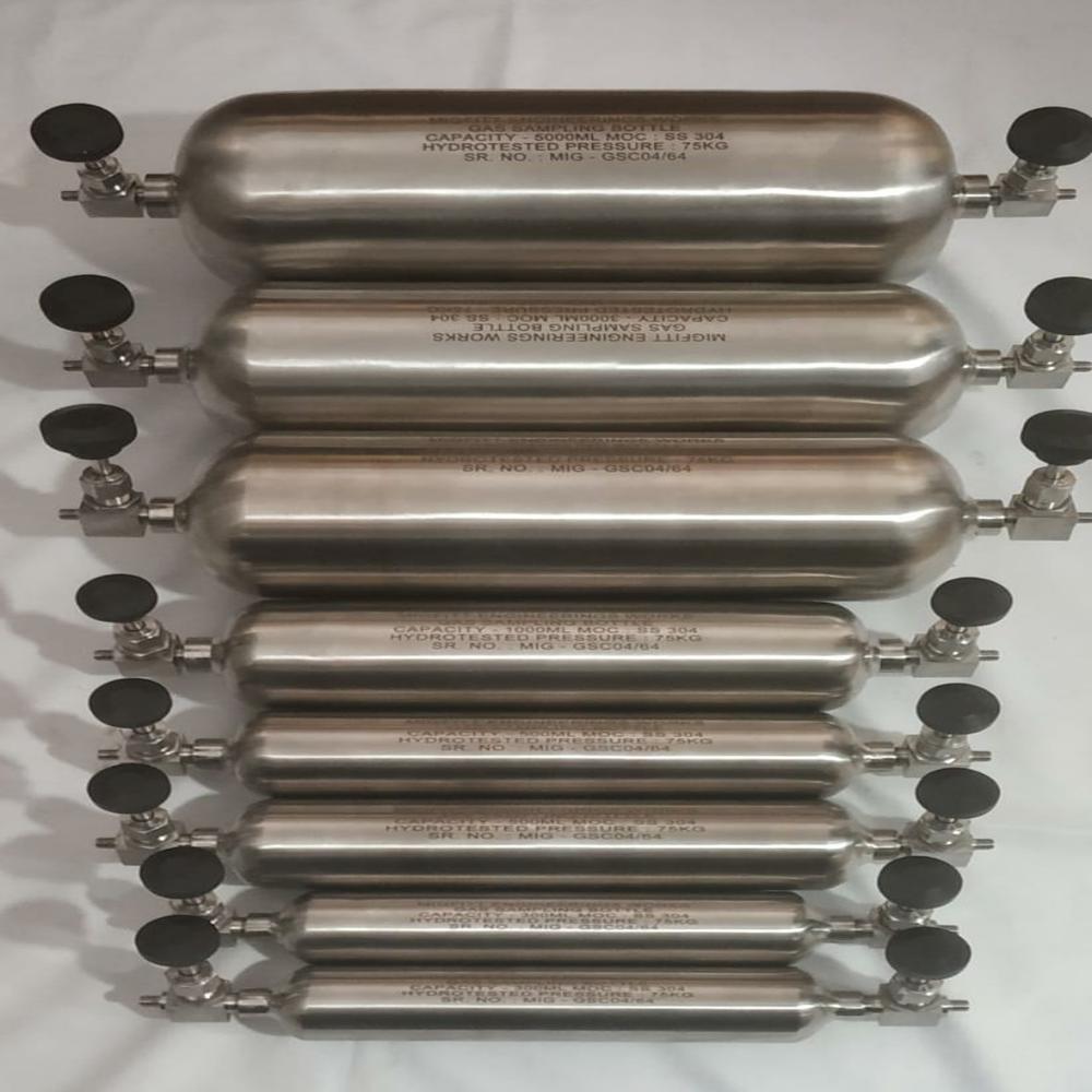 SS Gas Sampling Cylinder