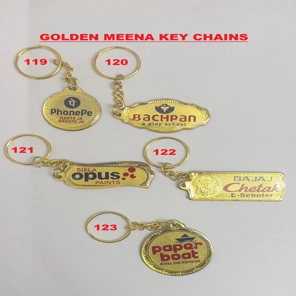 GOLDEN METAL KEYCHAIN