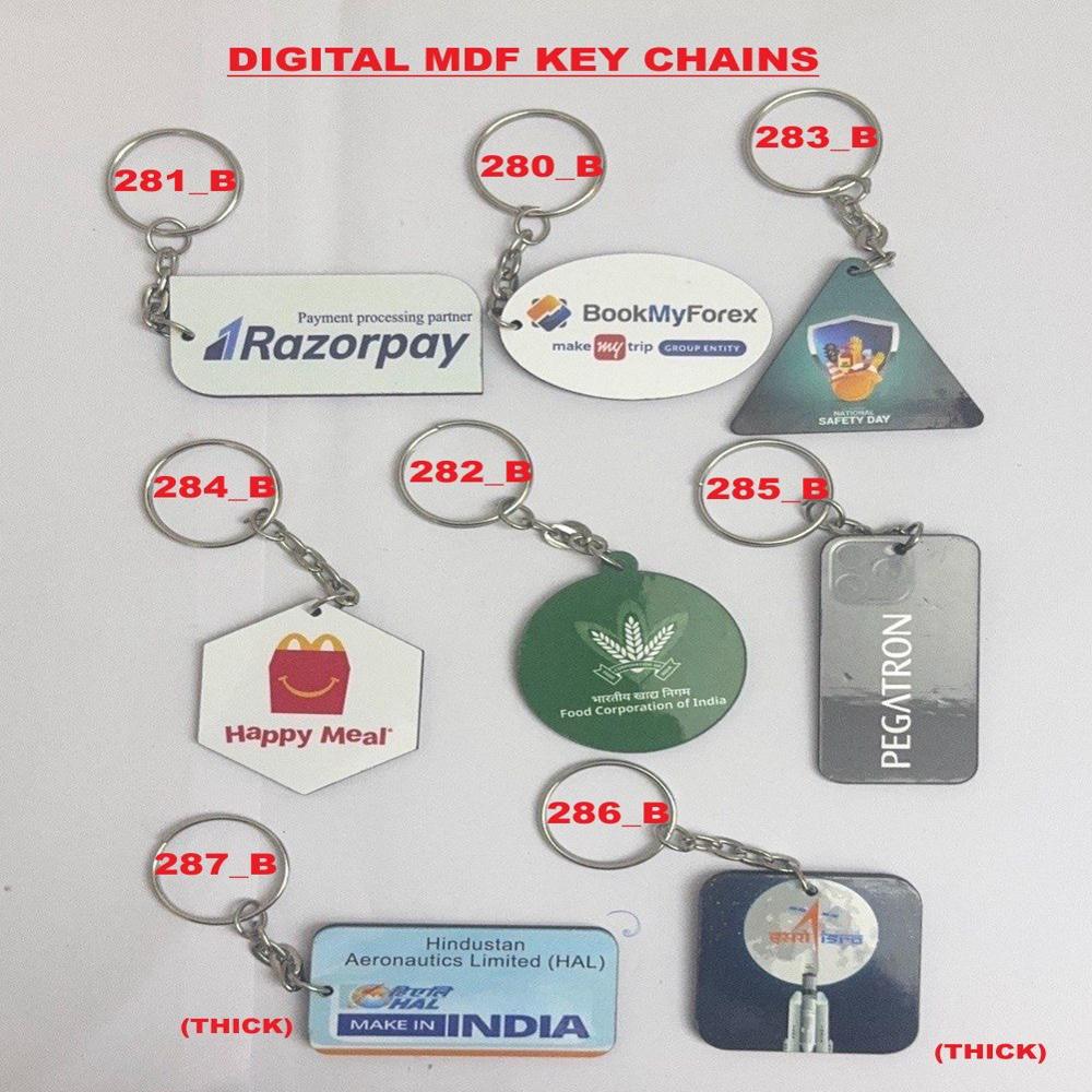 Mdf Keychain