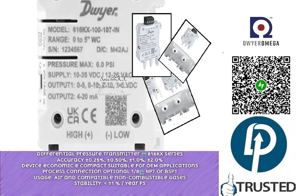 Series < 616KX <<Differential Pressure Transmitters MODEL :616KX-025-202-IN