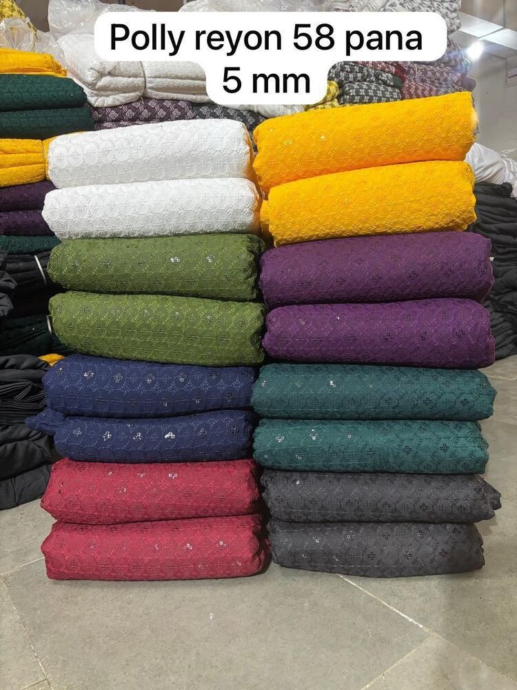 5 MM 58 Pana Poly Rayon Fabric