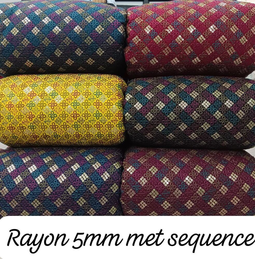 5 MM met Sequence Rayon Fabric