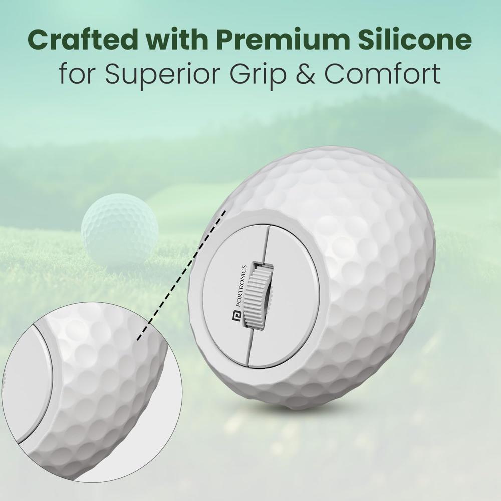 Portronics ToadPlay Golf Mini Wireless Bluetooth Mouse with Dual Wireless