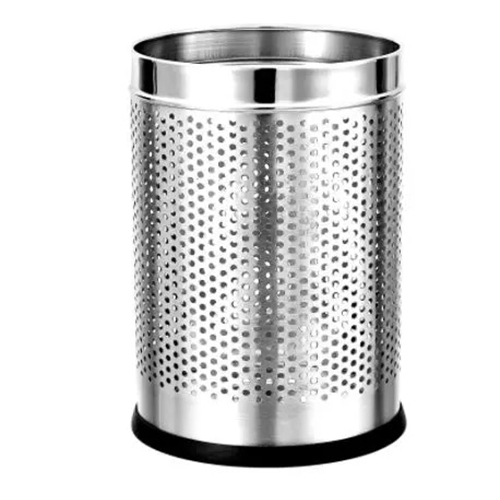 SS Open Top Perforated Dustbin
