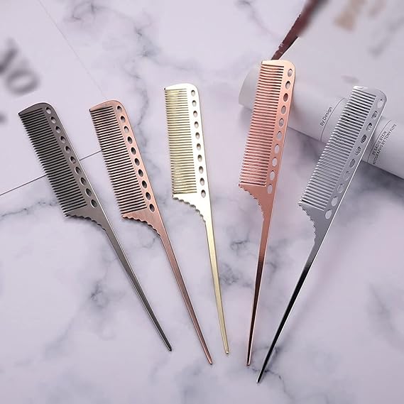 METAL HAIR COMB