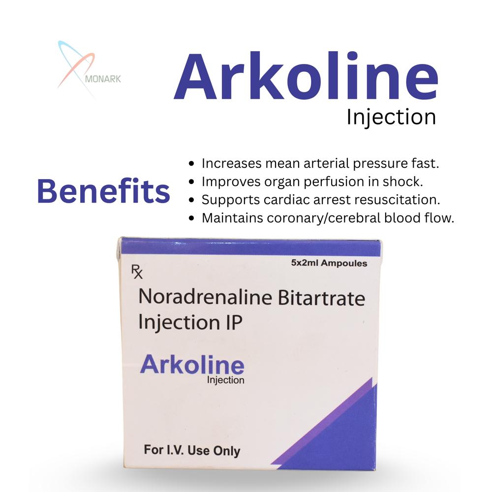 Noradrenaline Bitartrate EQ. to Noradrenaline 2mg