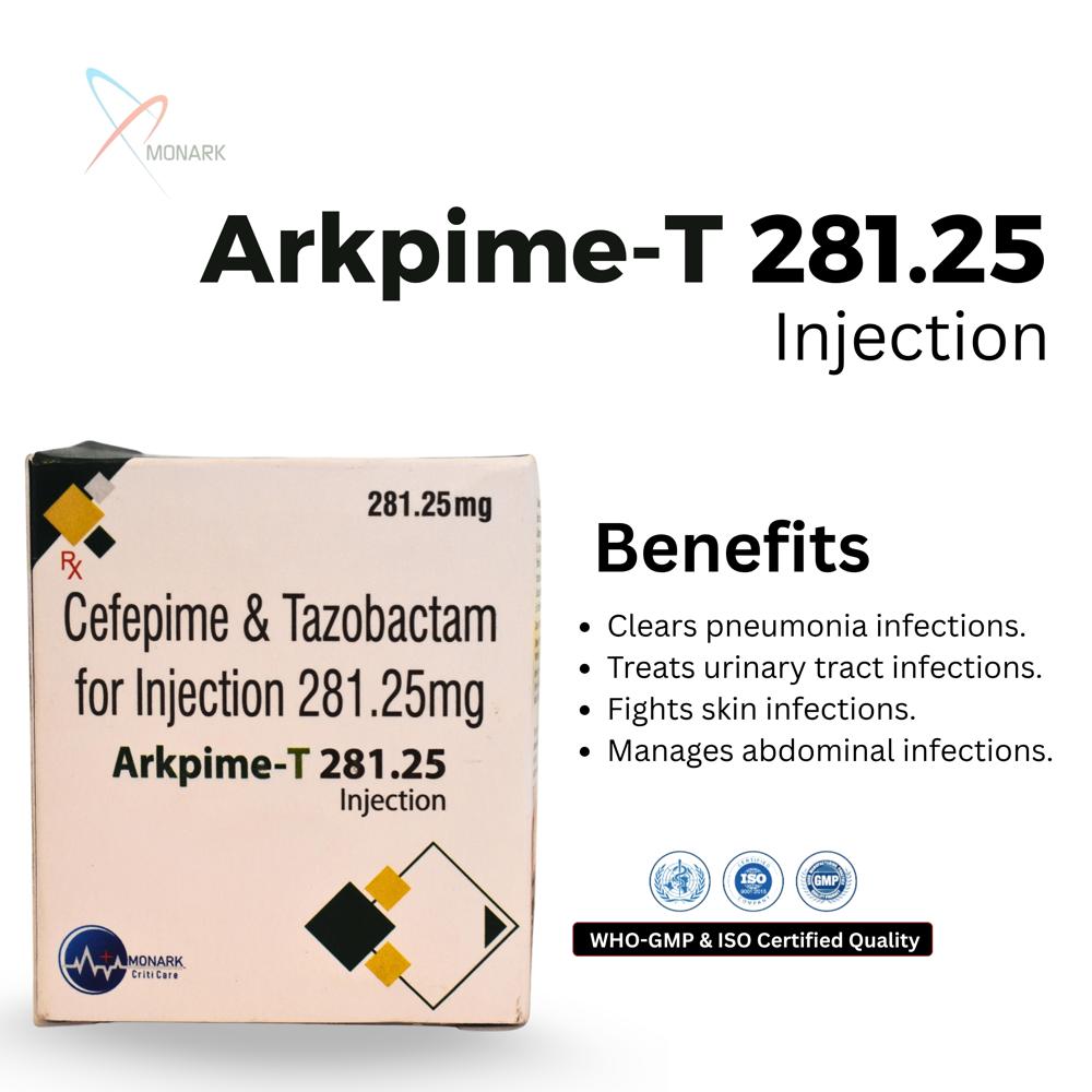 Cefepime Hydrochloride 250mg +Tazobactum Sodium 31.25MG INJ