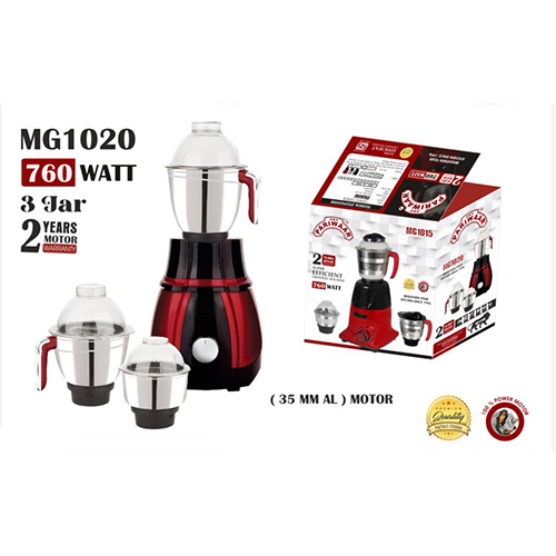 MG1020 760 Watt 3 Jar Mixer Grinder