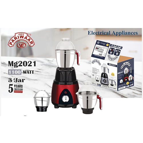 MG2021 1100 Watt 3 Jar Mixer Grinder