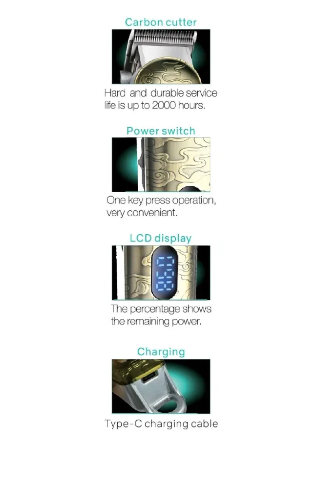 Rock Light RL-TM9129 Hair Trimmer