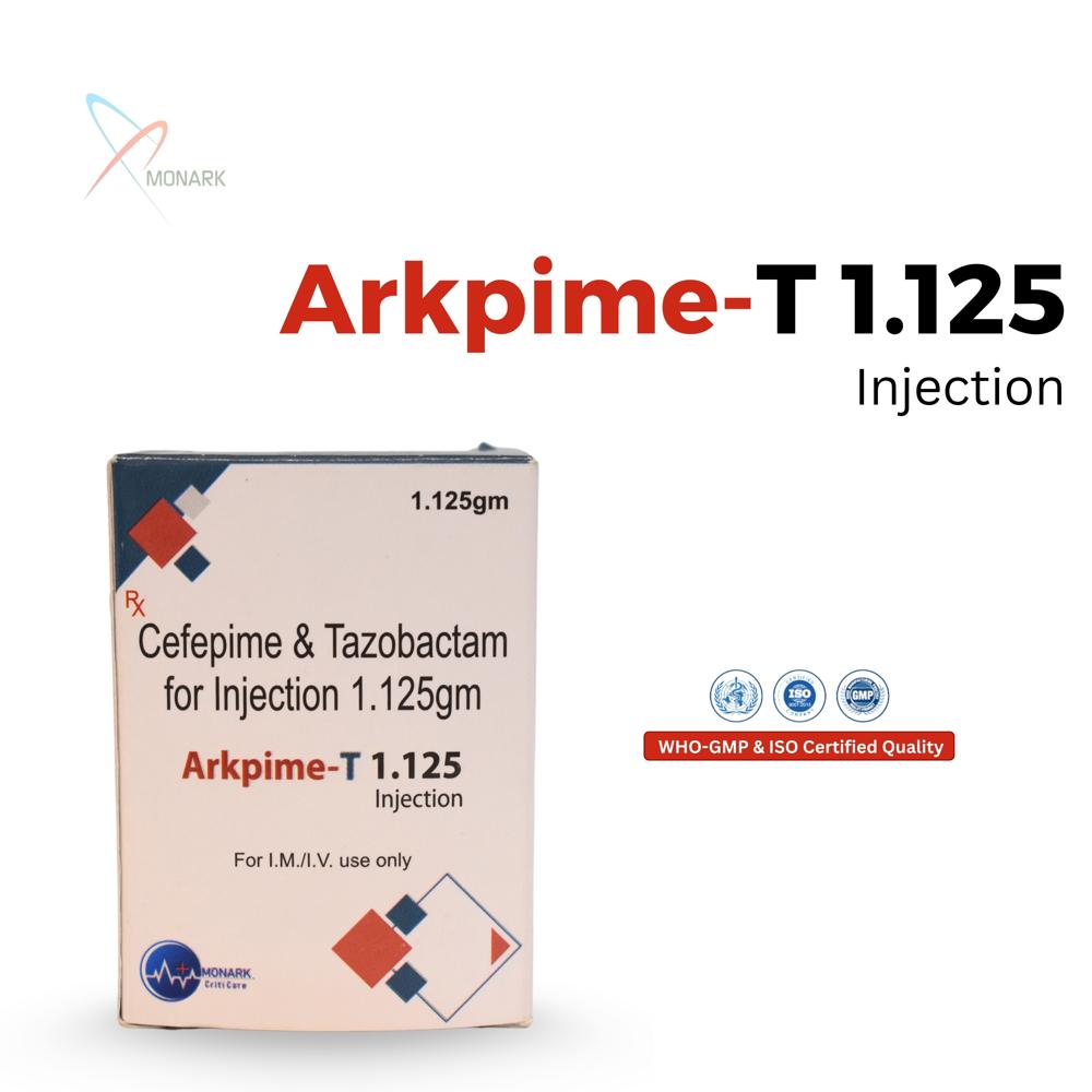 Cefepime Hydrochloride 1000mg +Tazobactum Sodium 125MG INJ