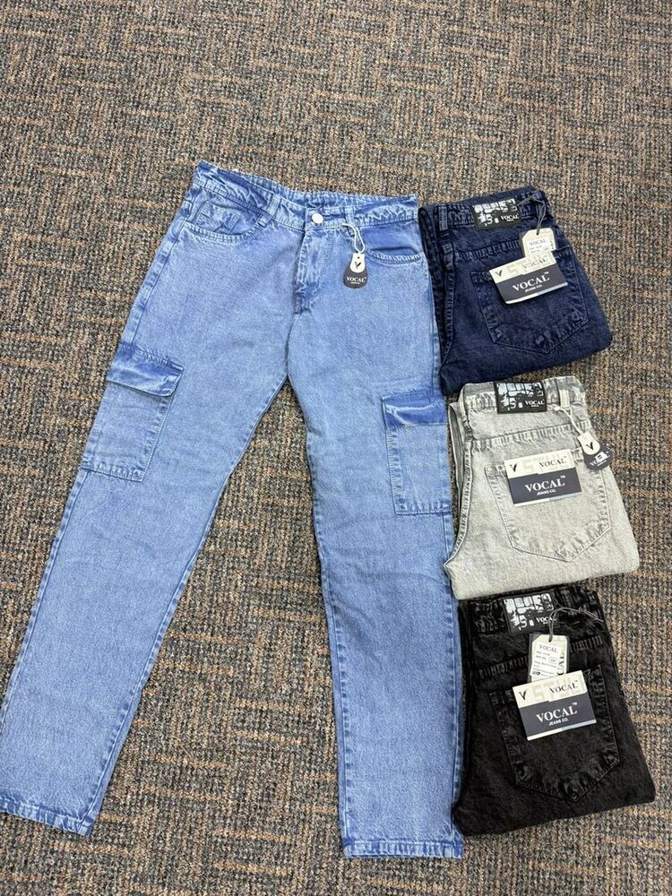Vocal Denim Cargo Bagggy Jeans