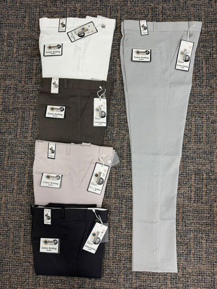 Cotton Knitting Lenin Polo Fit Formal Pant P1