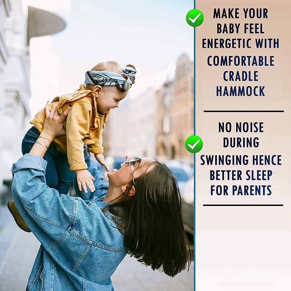 Baby Cradle Ghodiyu Portable Folding Swing Stainless Steel Stand (1 Pc) - Product Type: Home Improvement