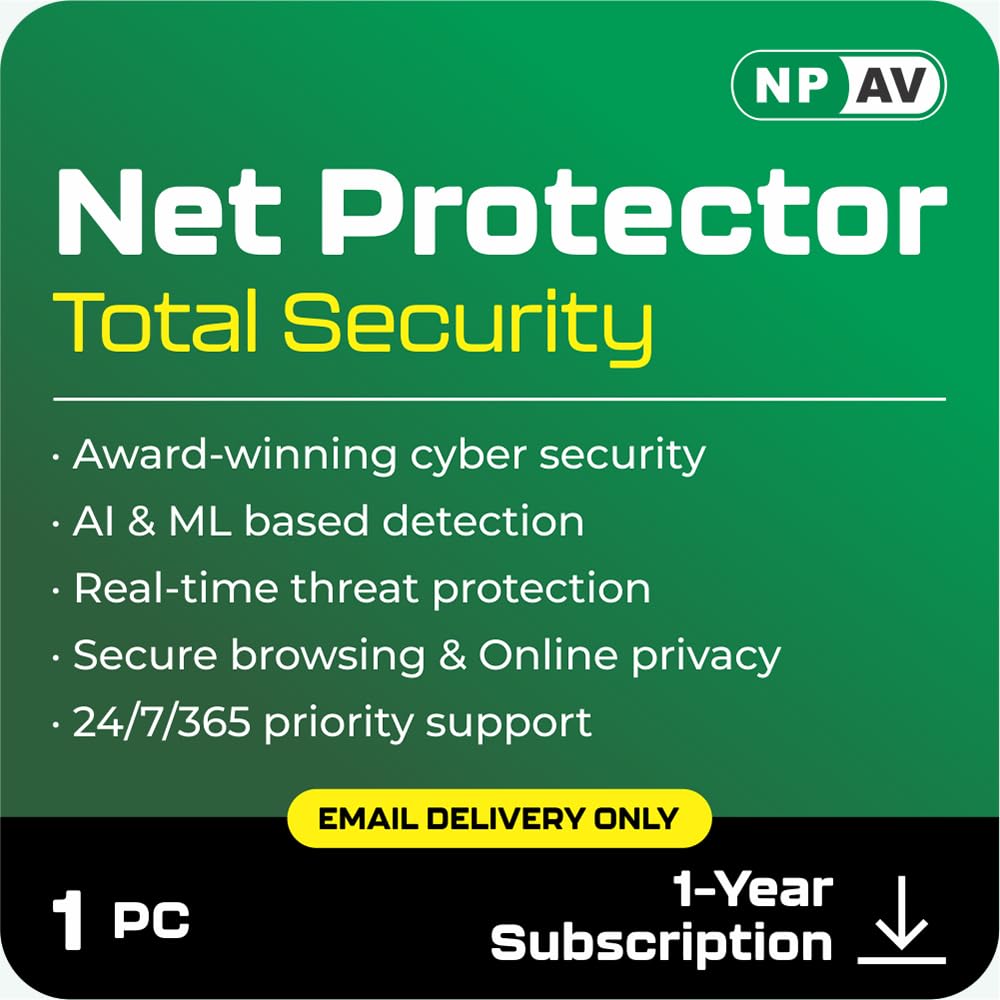 Net Protector Antivirus - Total Security 2026 |3 User - 3 Year with ZeroVDeepLearn Ai