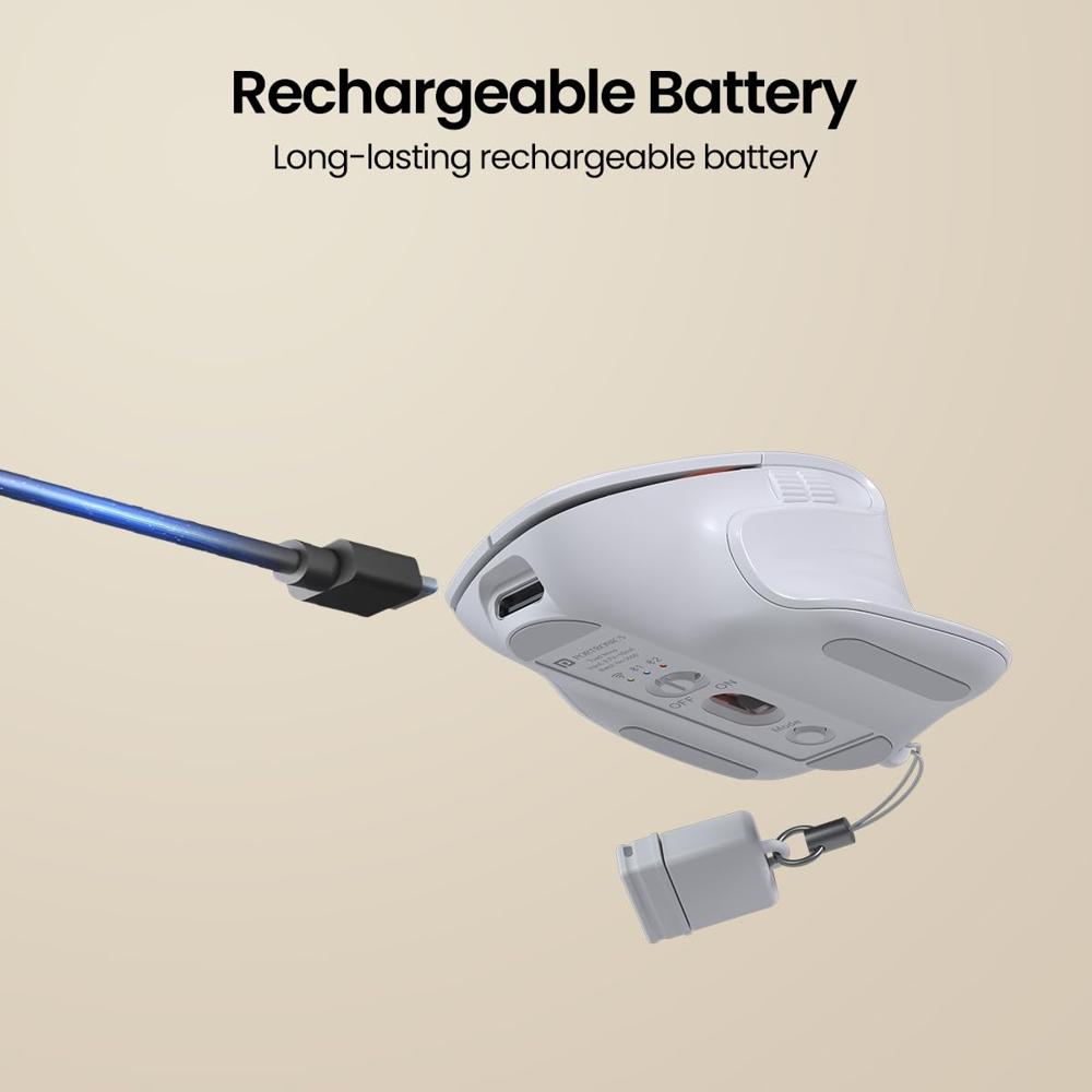 Portronics Toad Mino Rechargeable Bluetooth Mouse with Small Compact