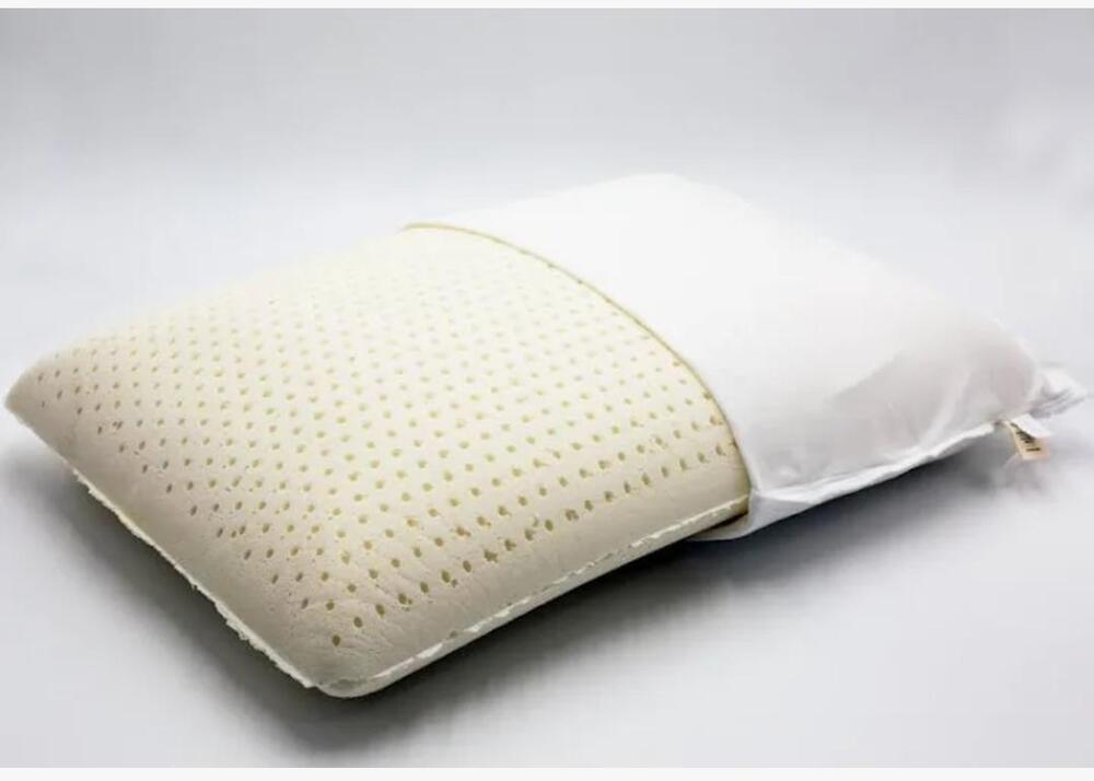Latex Pillow With Netted Fabric Zip Cover