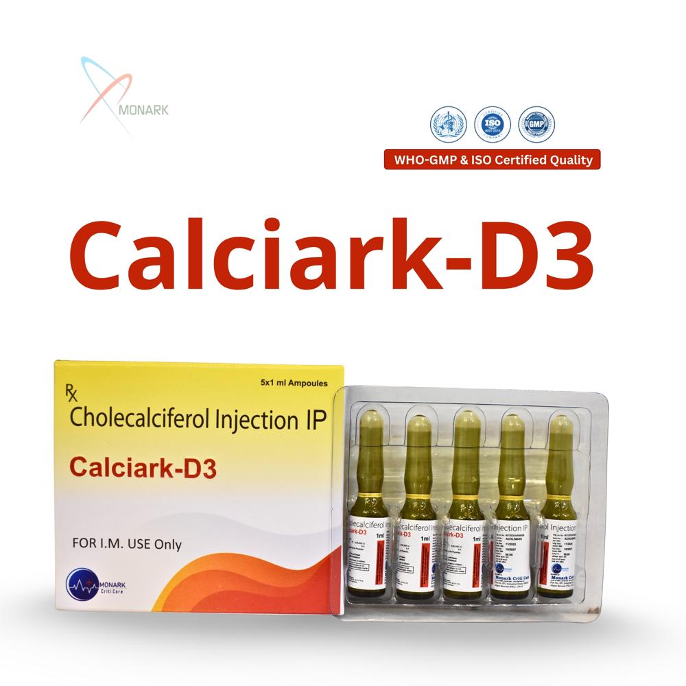 Cholecalciferol Injection Bp 600000 Iu/2 Ml - Brand Name: Calciark D3