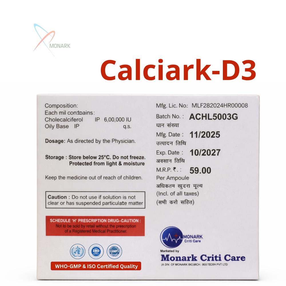 Cholecalciferol injection BP 600000 IU/2 ML