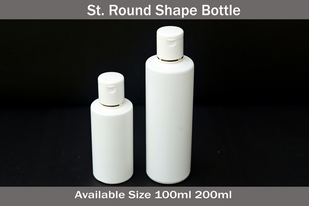 HDPE Round Shape Bottle