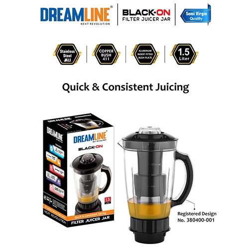 Dreamline Black-On Filter Juicer Jar