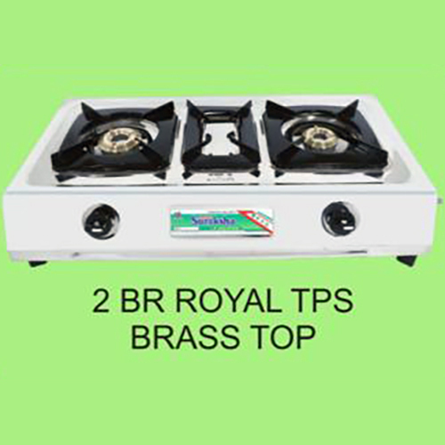 2 BR Royal TPS Brass Top Two Burner Cooktop
