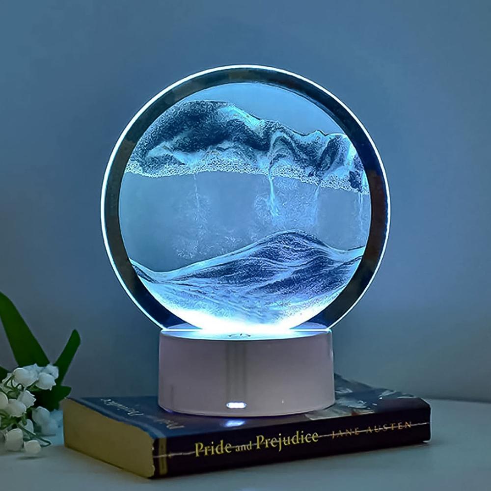 3D लिक्विड मोशन डिस्प्ले LED लाइट के साथ (1 पीस)
