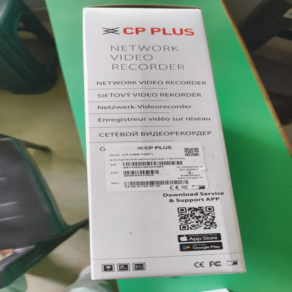 CP PLUS 8CH NVR(CP-UNR-108F1)